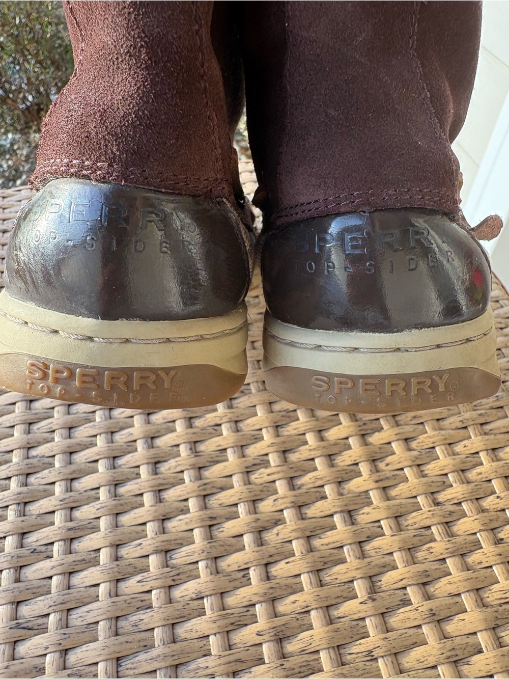 Women’s Sperry Top Sider Brown Suede Boots- size 8.5 - Picture 5 of 10